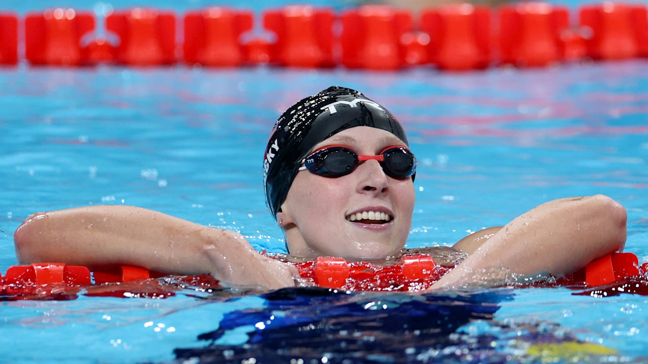 Katie Ledecky credits Ariarne Titmus for 'making me better'