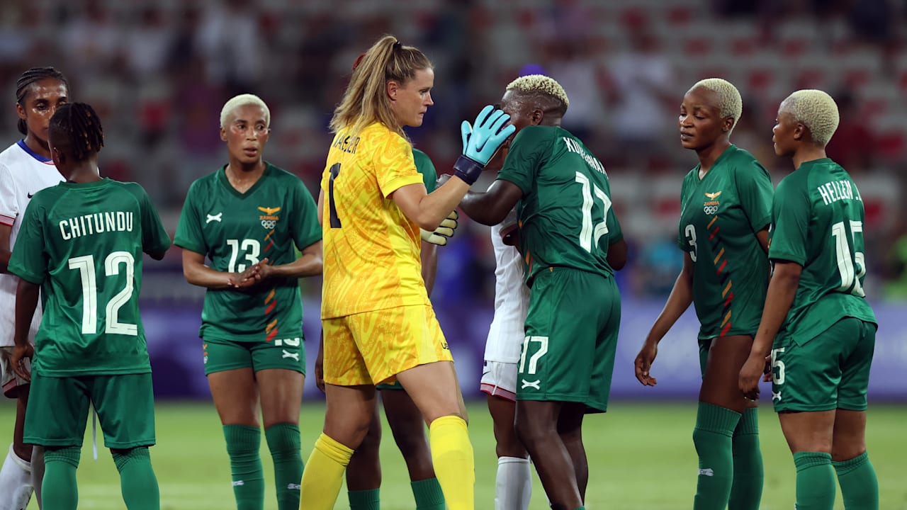 USA v ZAM - वूमेंस ग्रुप बी | फुटबॉल | ओलंपिक गेम्स पेरिस 2024