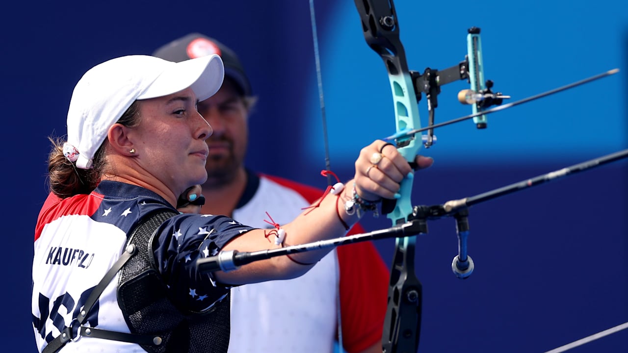 США - Германия, полуфинал (микст) | Стрельба из лука | Олимпиада в ...