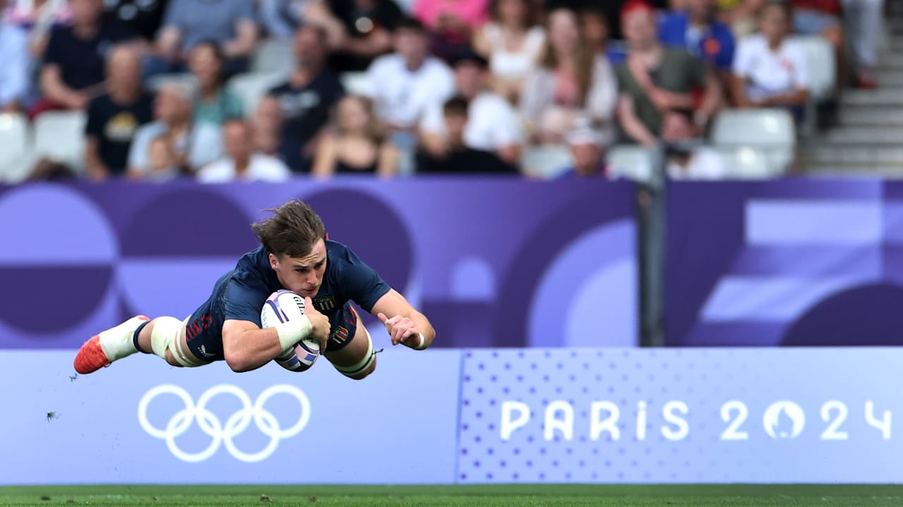 Rugby 7's - M - Fiji v USA | Paris 2024 Highlights