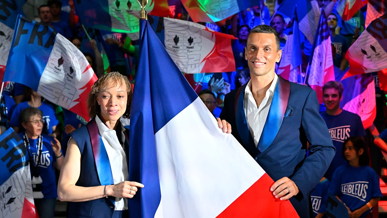 Alexis Hanquinquant and Nantenin Keïta named flag-bearers for the French delegation