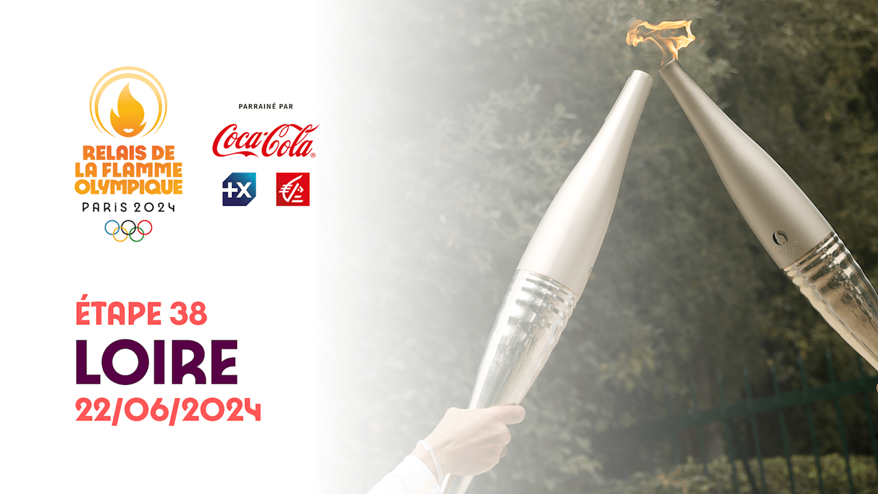 Olympic Torch Relay | Stage 38 - Loire | Olympic Games Paris 2024