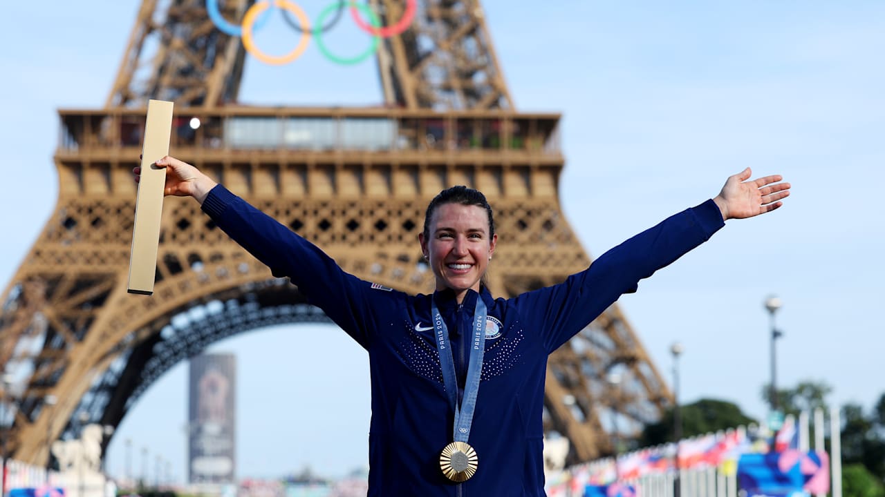 Cycling | W Road Race | Kristen Faulkner Paris 2024 Highlights