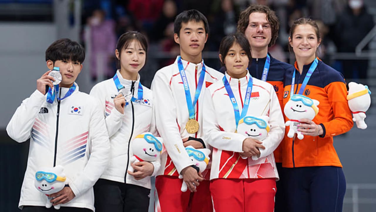 Mixed Relay Speed Skating Highlights Winter Youth Olympic Games