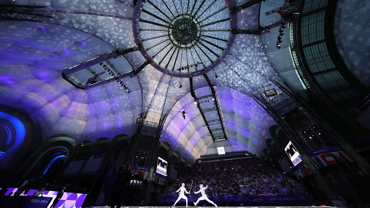 Choi (KOR) 対 アピティ＝ブリュネ (FRA) 女子サーブル個人準決勝 フェンシング パリ2024オリンピック