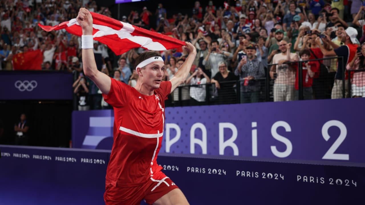 Viktor Axelsen (DEN) v Kunlavut Vitidsarn (THA) - Men's Singles Gold Medal Match | Badminton | Olympic Games Paris 2024