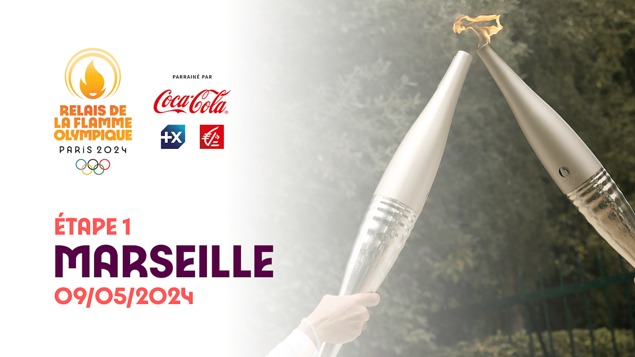 Olympic Torch Relay Stage 01 Marseille Olympic Games Paris 2024