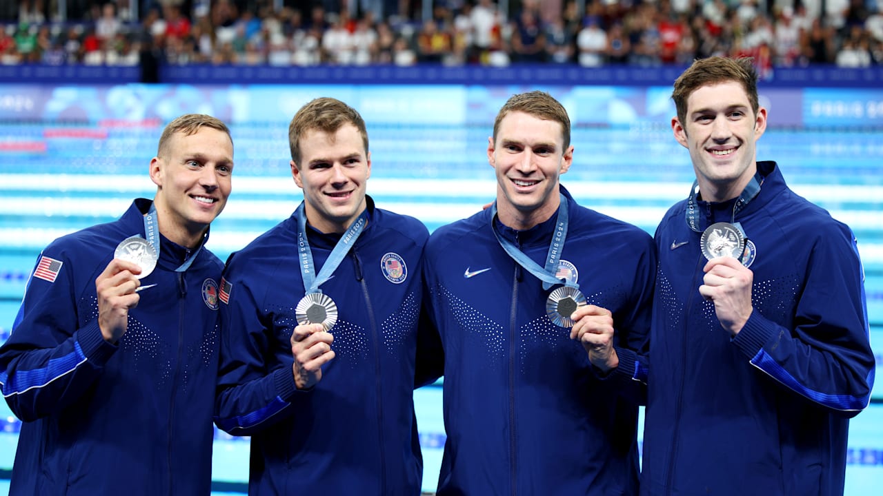 Swimming | M 4 x 100m Medley Relay Final Paris 2024 Highlights