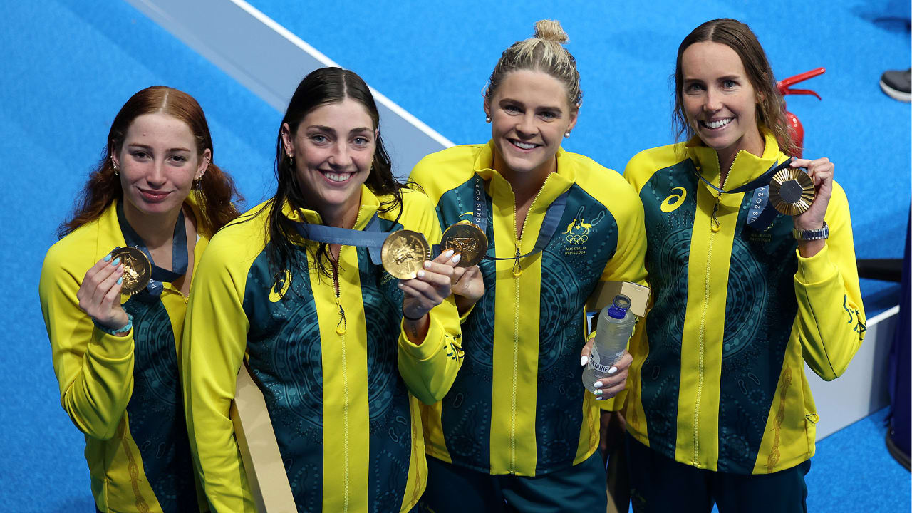 Golds galore for Australia on day 1 of swimming | Paris 2024 highlights