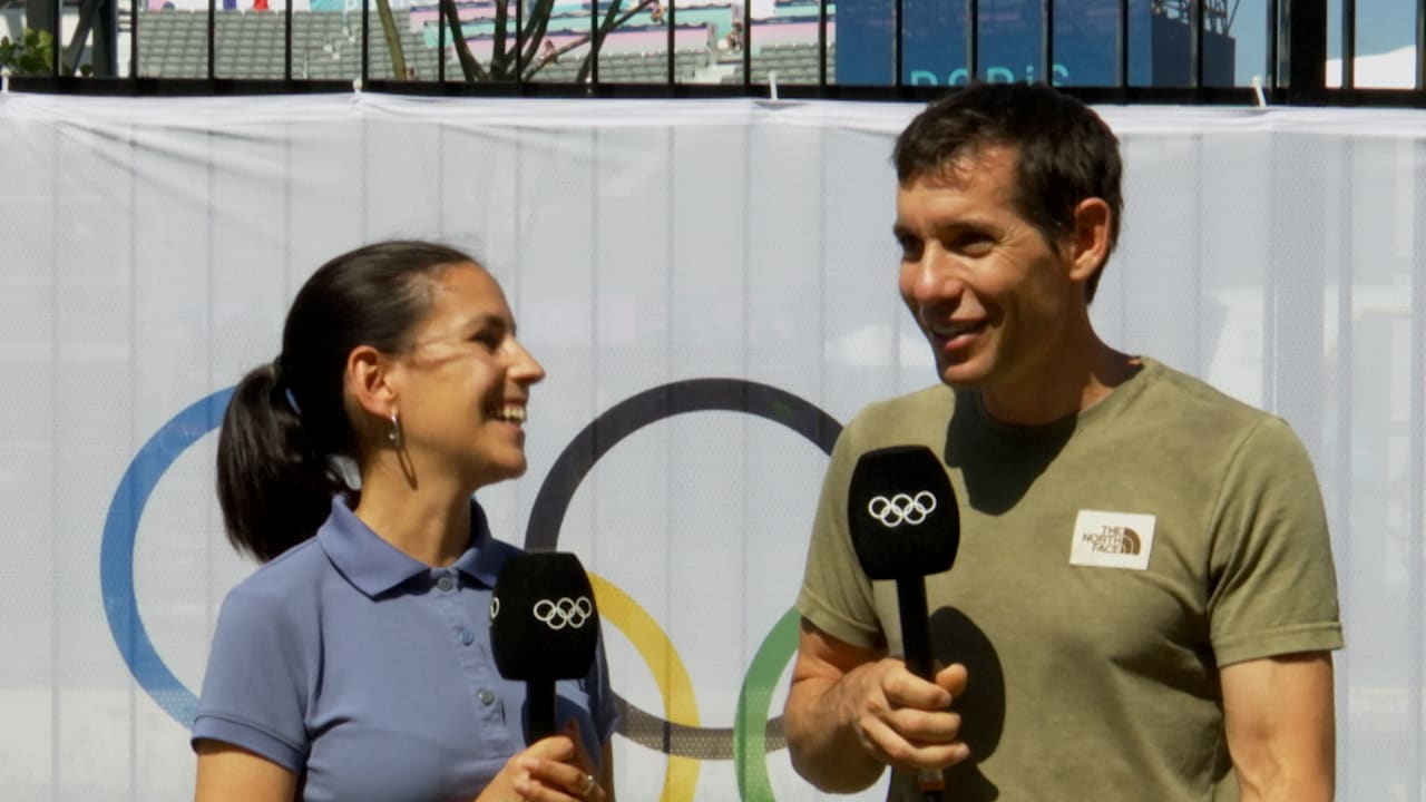 Alex Honnold previews sport climbing lead competition at Paris 2024