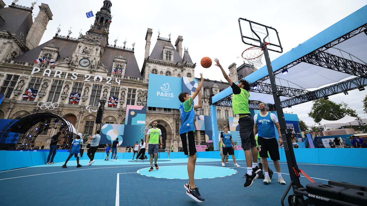 Fans and kids join the Paris 2024 party ahead of Opening Ceremony