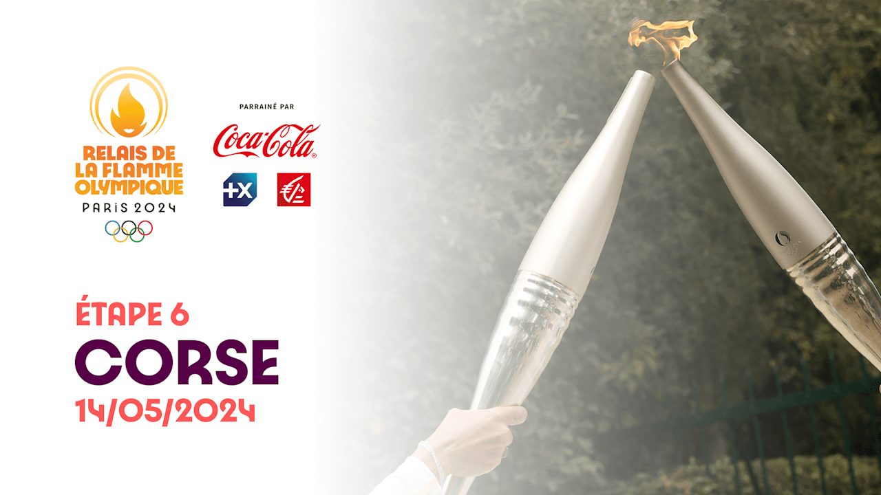 Relais de la Flamme olympique | Étape 06 - Corse | Jeux Olympiques de Paris 2024