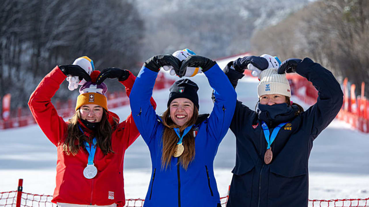 Women's Giant Slalom | Alpine Skiing | Highlights | Winter Youth ...