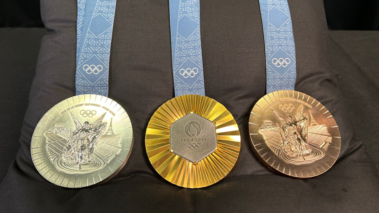 A closer look at the Paris 2024 medals