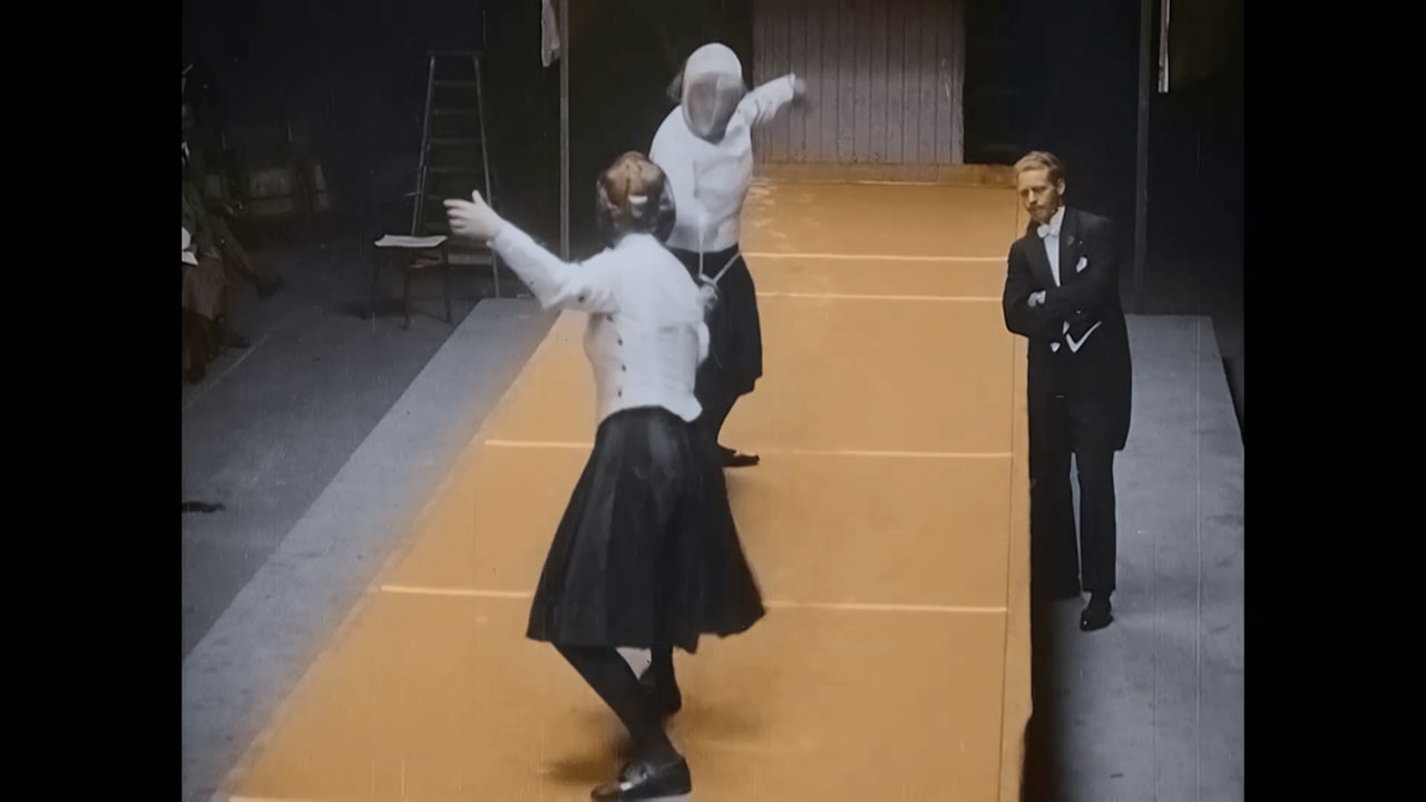 カラーで見るパリ1924 – フェンシング