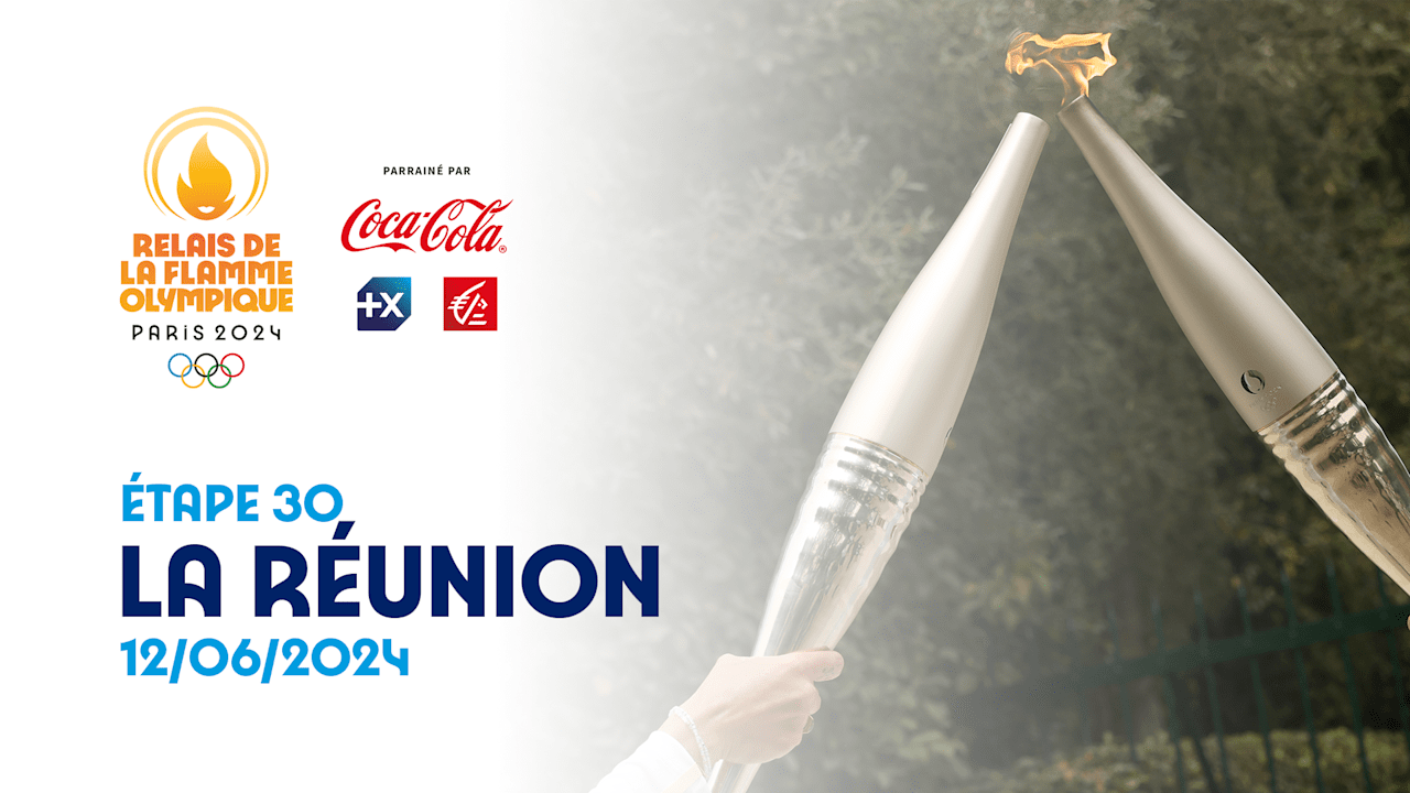 Olympic Torch Relay Stage 30 Reunion Island Olympic Games Paris 2024