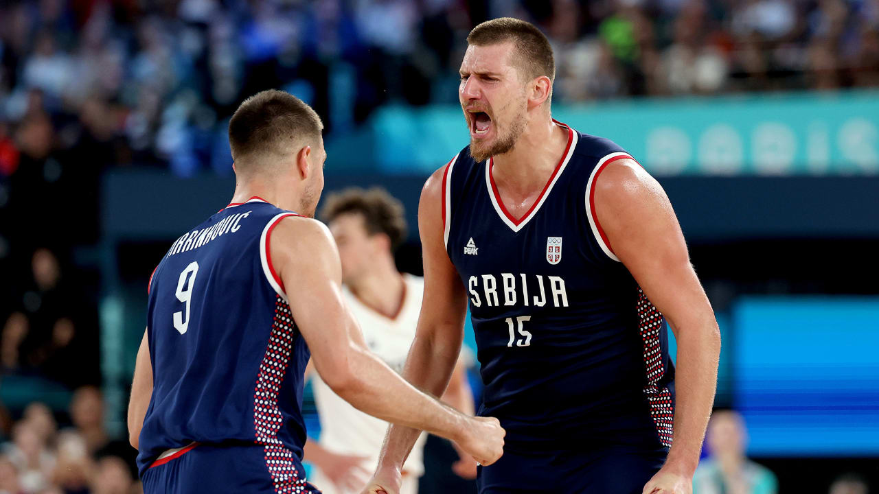 Serbia win bronze by beating Germany in men's basketball | Paris 2024 highlights