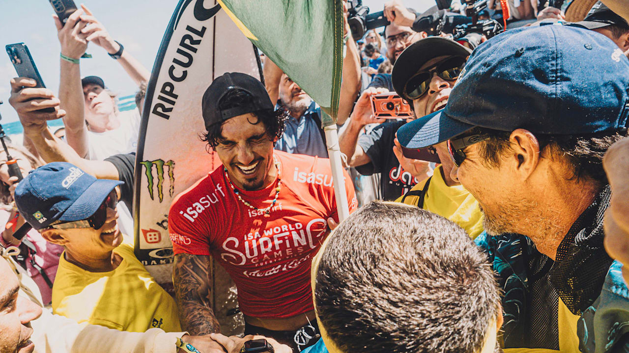 ISA World Surfing Games 2024 highlights Gabriel Medina victorious in