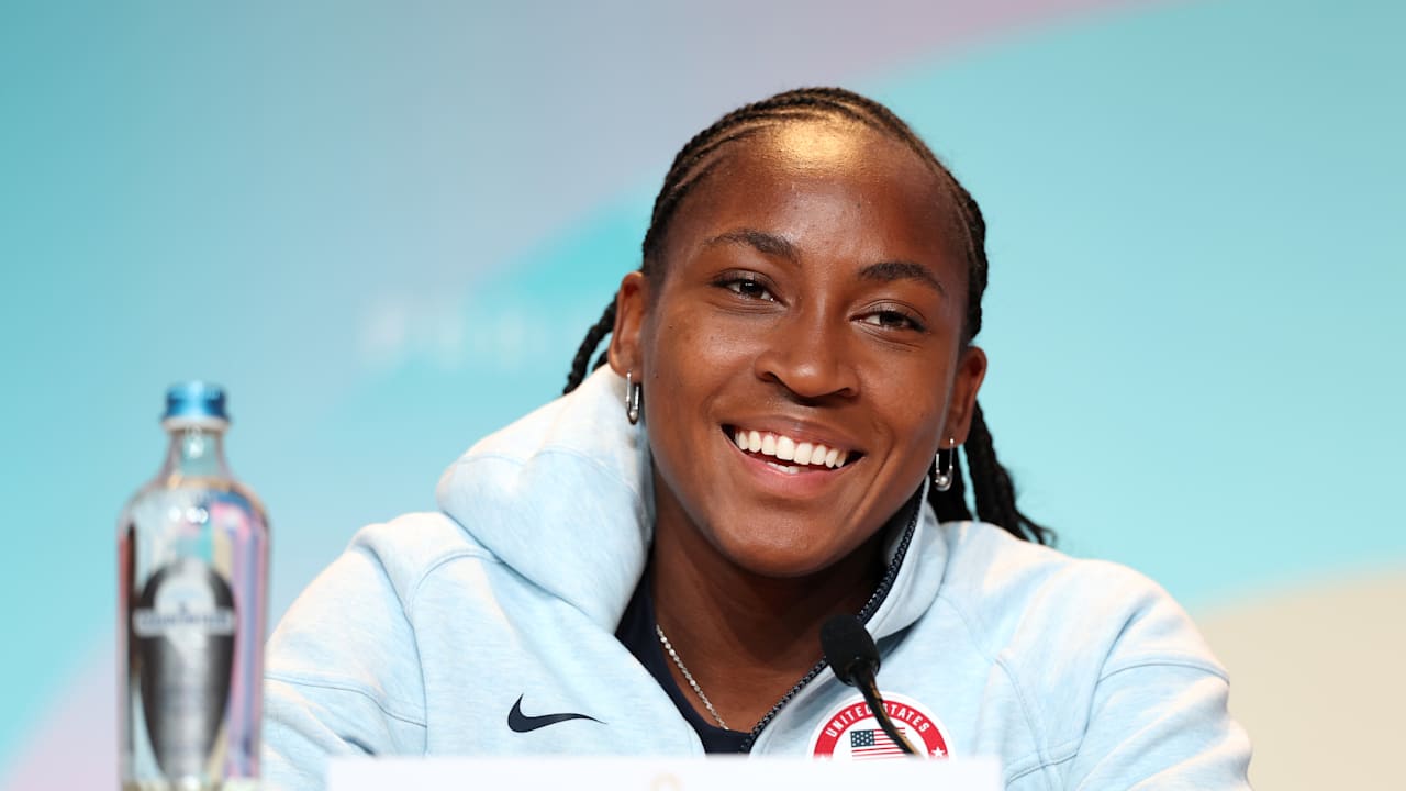 Coco Gauff on why she is nervous to carry flag with LeBron James