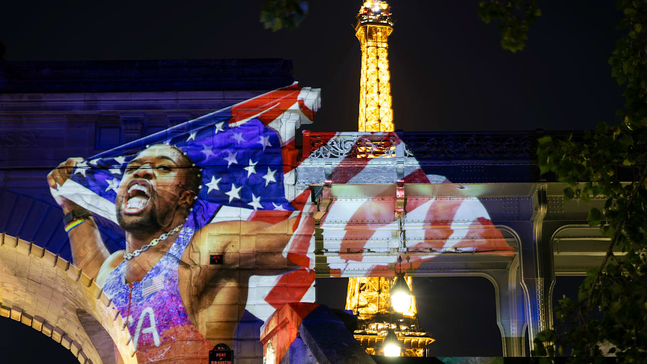 олимпийских фото с красотой Парижа