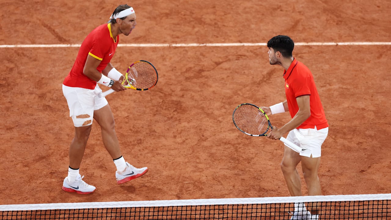 Carlos Alcaraz & Rafael Nadal open their campaign | Tennis men's doubles | Paris 2024 Highlights