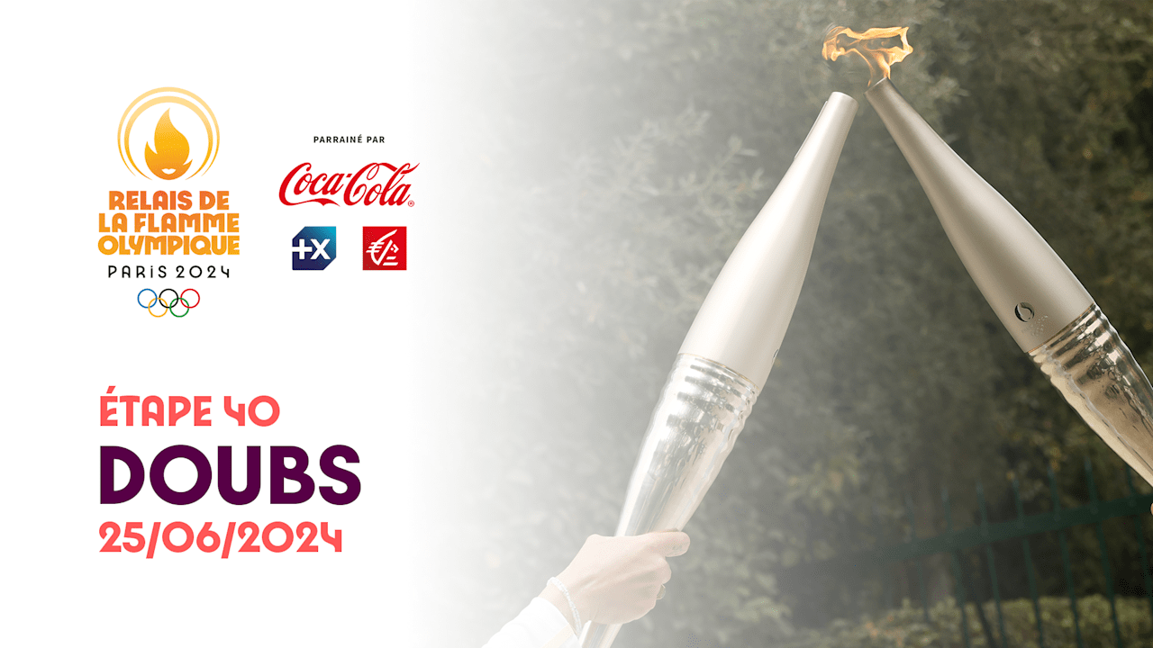 Olympic Torch Relay | Stage 40 - Doubs | Olympic Games Paris 2024