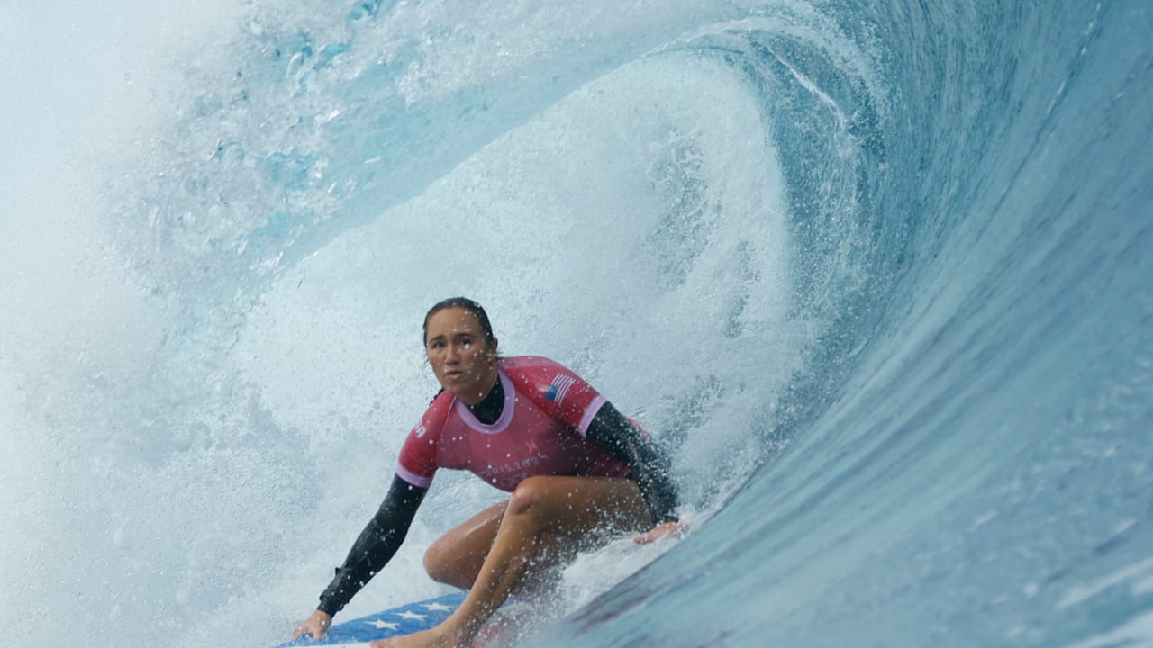 Surfing | W Round 3 Heat 4 | Carissa Moore | Paris 2024 Highlights