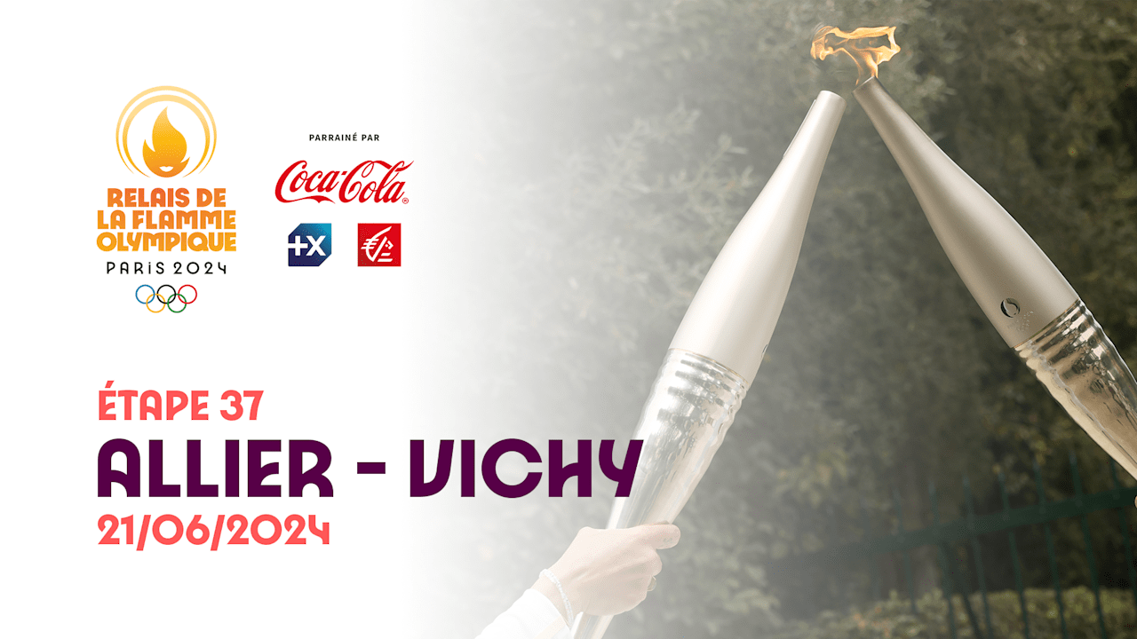 Olympic Torch Relay | Stage 37 - Vichy | Olympic Games Paris 2024