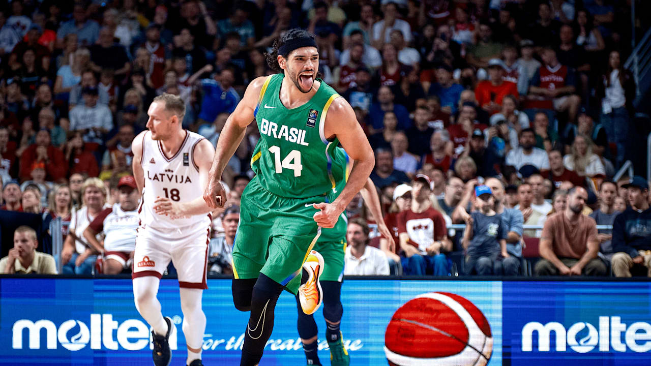 Brazil beat Latvia in Riga to claim Paris 2024 Olympic berth