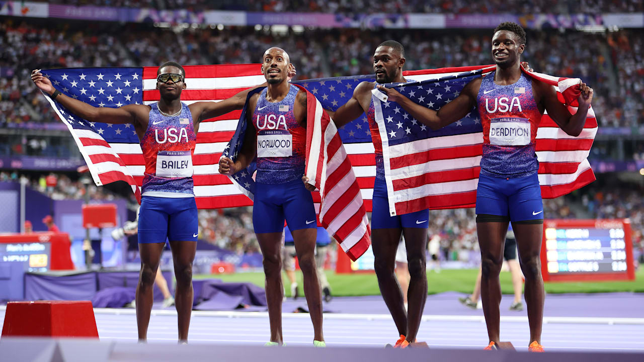 Athletics | Men's 4x400m Relay Final | Paris 2024 Highlights