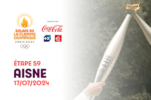 Relais de la Flamme olympique | Étape 59 - Aisne | Jeux Olympiques de Paris 2024