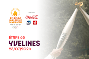 【パリ2024オリンピック聖火リレー】第65ステージ、イヴリーヌ