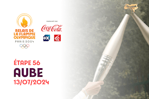 Relais de la Flamme olympique | Étape 56 - Aube | Jeux Olympiques de Paris 2024