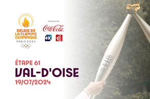 Relais de la Flamme olympique | Étape 61 - Val-d'Oise | Jeux Olympiques de Paris 2024