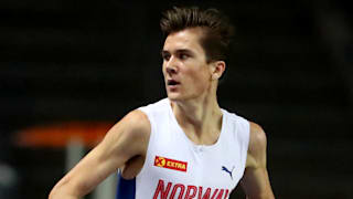 Jakob Ingebrigtsen of Norway in action. (REUTERS/Michael Dalder)