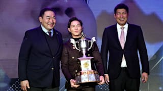 Mongolian NOC. Burte Chono 2022 awards ceremony.