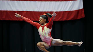COLUMBUS, OH - JULY 28: Simone Biles competes during the 2018 U.S. Classic gymnastics seniors event at Jerome Schottenstein Center on July 28, 2018 in Columbus, Ohio. (Photo by Joe Robbins/Getty Images)