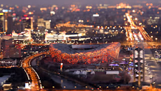 A general view the Birds Nest stadium, the venue for opening and closing ceremonies