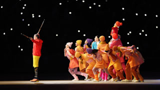 Performers dance during the Opening Ceremony of the Beijing 2022 Winter Paralympics