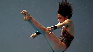 Matsuri Arai of Japan competes in the Women's 10m Platform Semifinal on day five of the Gwangju 2019 FINA World Championships at Nambu International Aquatics Centre on July 16, 2019 in Gwangju, South Korea. (Photo by Clive Rose/Getty Images)