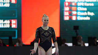 Canada's Ellie Black performs on balance beam at the 2019 World Championships (Photo: Olympic Channel)