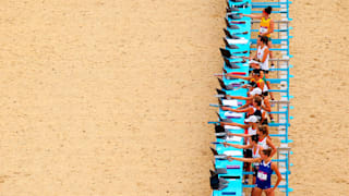 Modern pentathlon: Amélie Cazé in the combined shooting-running 