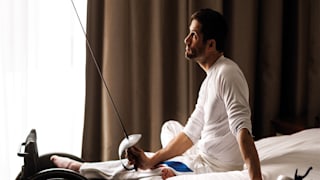 Paris 2024 art poster: Stéphanie Lacombe, Silence