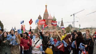 SOCHI 2014 - OLYMPIC TORCH RELAY - DAY 1 - CITY