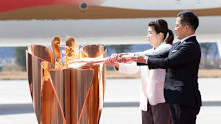 Olympic flame arrives in Japan