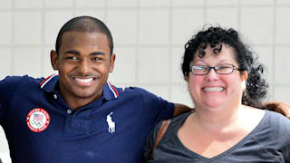 Orozco with his late mother. Credit: John Cheng