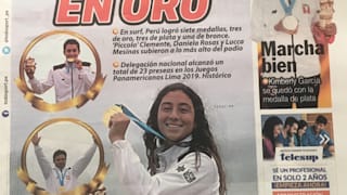 'Bathed in gold!' says Todo Sport - 'Peru won seven medals, three gold, three silver and one bronze. 'Piccolo' Clemente, Daniela Rosas and Lucca Mesinas rose to the top of the podium.