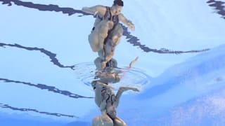 Xuechen Huang and Wenyan Sun of China compete in the Duet Technical preliminary round on day one of the Gwangju 2019 FINA World Championships at Yeomju Gymnasium on July 12, 2019 in Gwangju, South Korea. (Photo by Quinn Rooney/Getty Images)