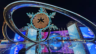 The Olympic cauldron