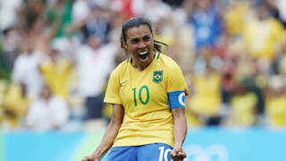 Goooooool! Marta eufórica durante Rio 2016
